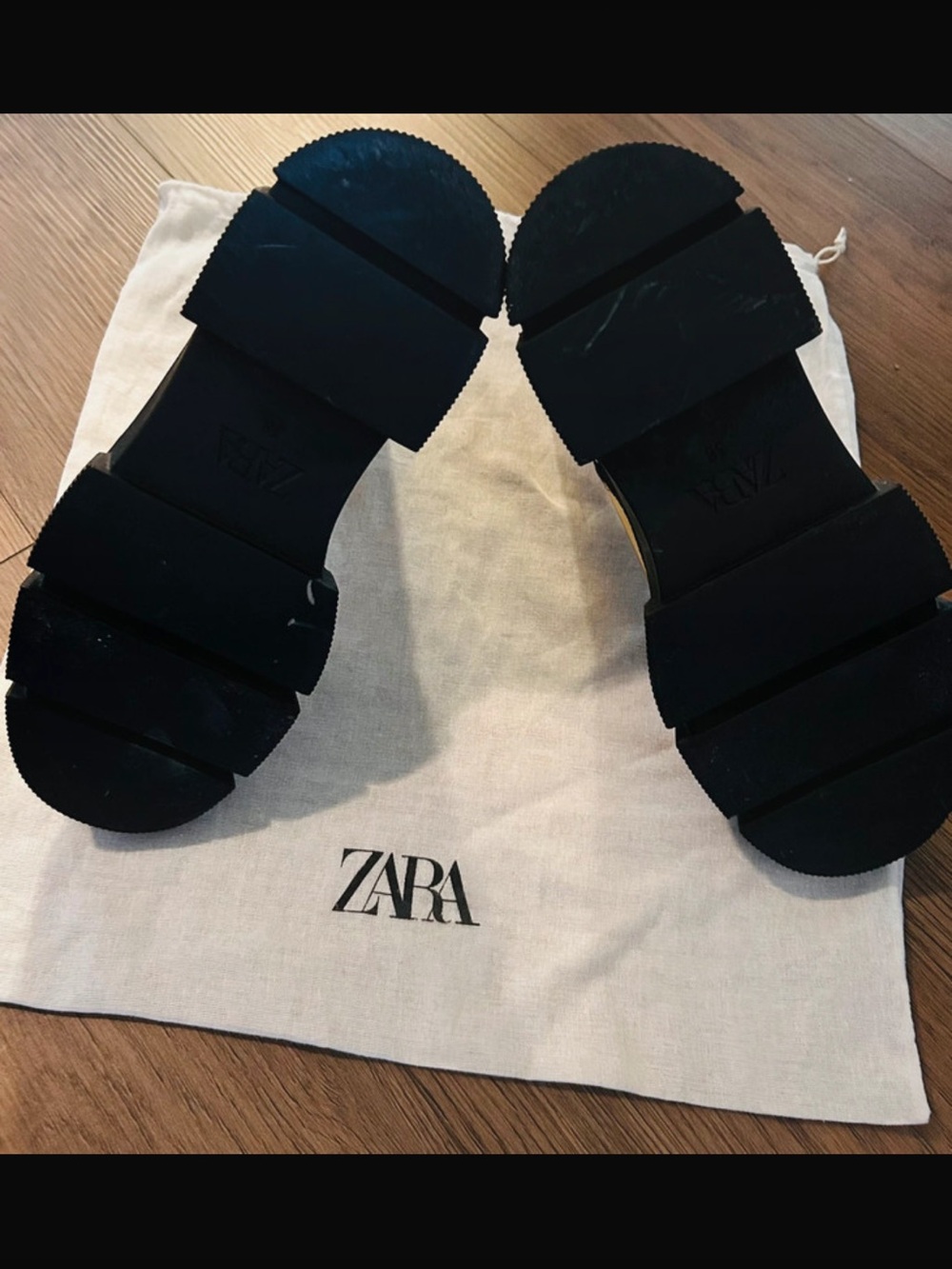 Zara Metallic Gold Platform Chelsea Boots - Picture 10 of 10